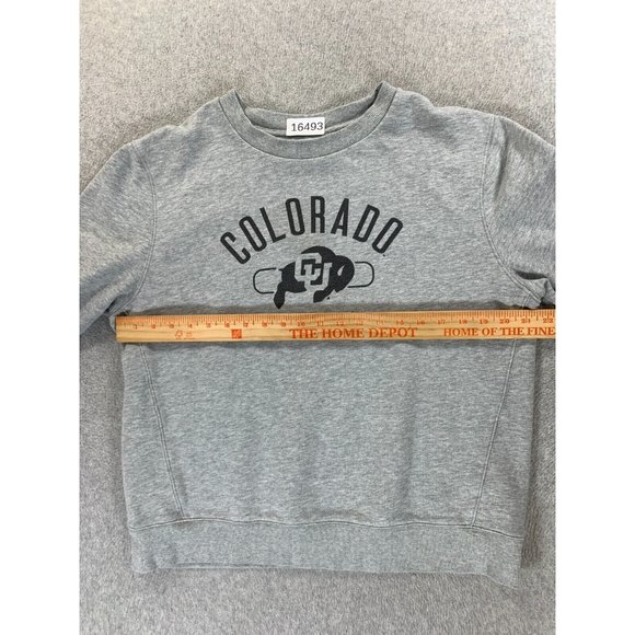 Colorado Buffaloes Champion Campus Crew Sweatshirt (Women's XL) Gray - Picture 7 of 12